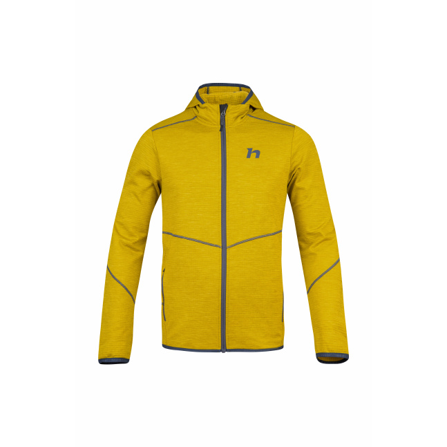 Pánská mikina s kapucí Hannah DAMAR HOODY citronelle mel