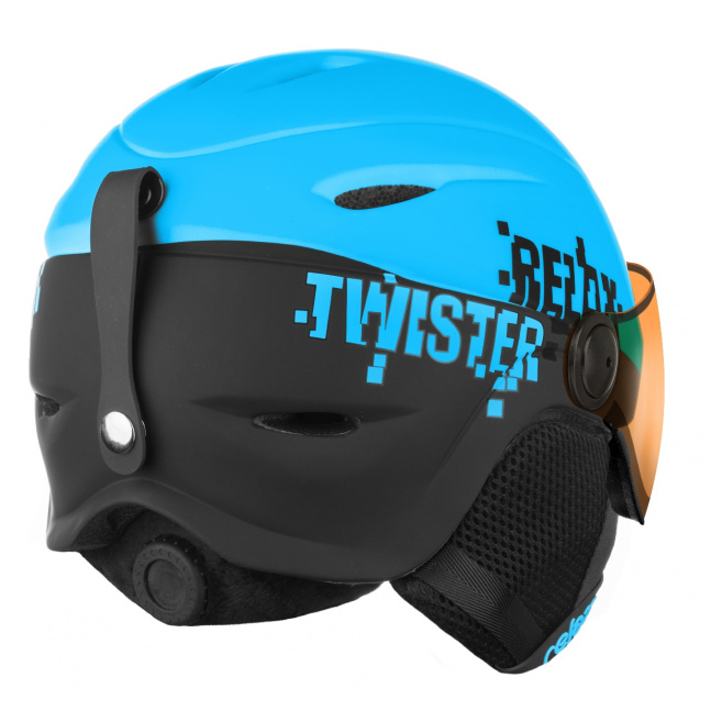 LYŽAŘSKÁ HELMA RELAX TWISTER VISOR RH27J blue