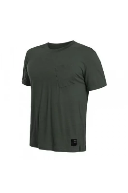 SENSOR MERINO AIR traveller pánské triko kr.rukáv olive green velikost M