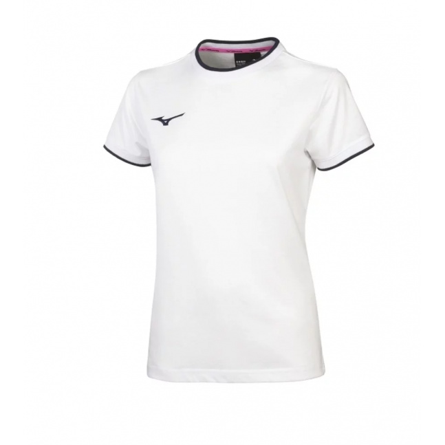 Mizuno Tee/White/Navy