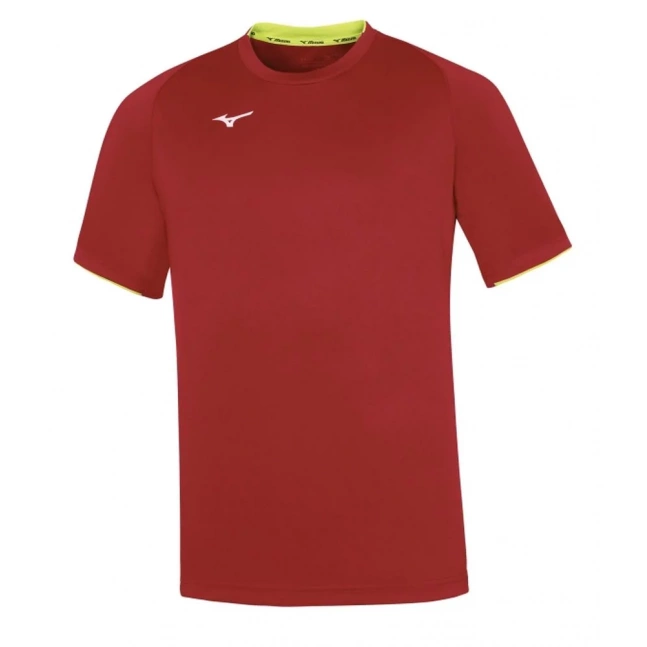 Core Short Sleeve Tee/Red/Yellow Fluo