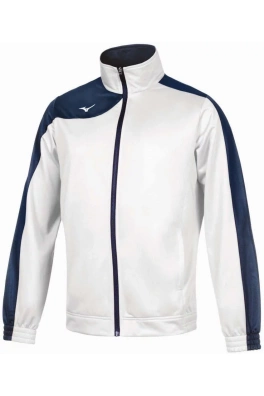Mizuno Knitted Tracksuit/White/Navy