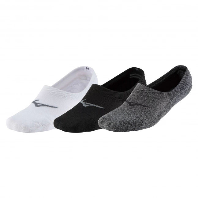 Super Short Socks 3P / White/Black/Grey