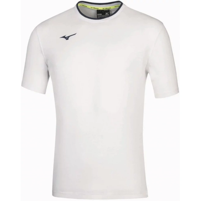 Men Mizuno Tee/White/Navy
