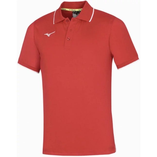Men Mizuno Polo/Red/White