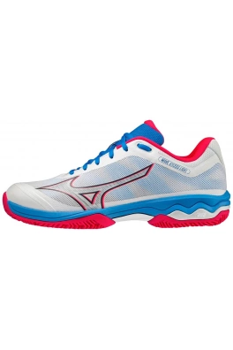 WAVE EXCEED LIGHT CC PADEL / White /  Opera Red / Prace Blue