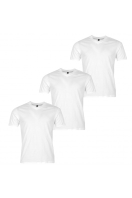 Donnay Three Pack V Neck T Shirt Mens
