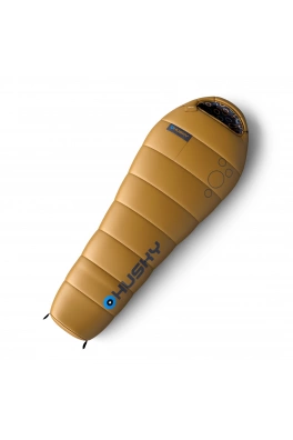Syntetický třísezónní dětský spacák Kids HUSKY Merlot mustard