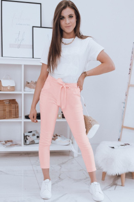 Dámské kalhoty LOVELY BASIC růžové UY0413