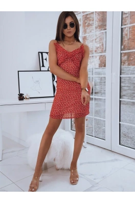 Šaty LEILA červené Dstreet EY1540