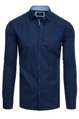 Pánské tmavě modré tričko Dstreet DX2083