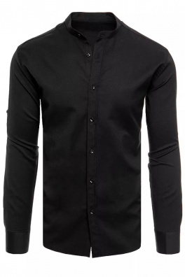Černá hladká pánská košile Dstreet DX2167