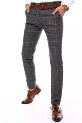 Dstreet UX3694 šedé pánské kalhoty