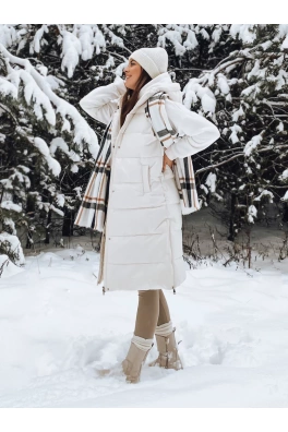 Dámská prošívaná vesta NOELIA bílá Dstreet TY3133