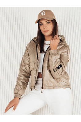 Dámská přechodná bunda ARON camel Dstreet TY4112