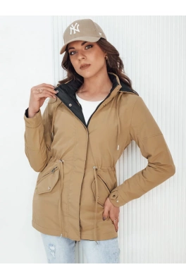 Dámská bunda ELINA, tmavě béžová, Dstreet TY4344
