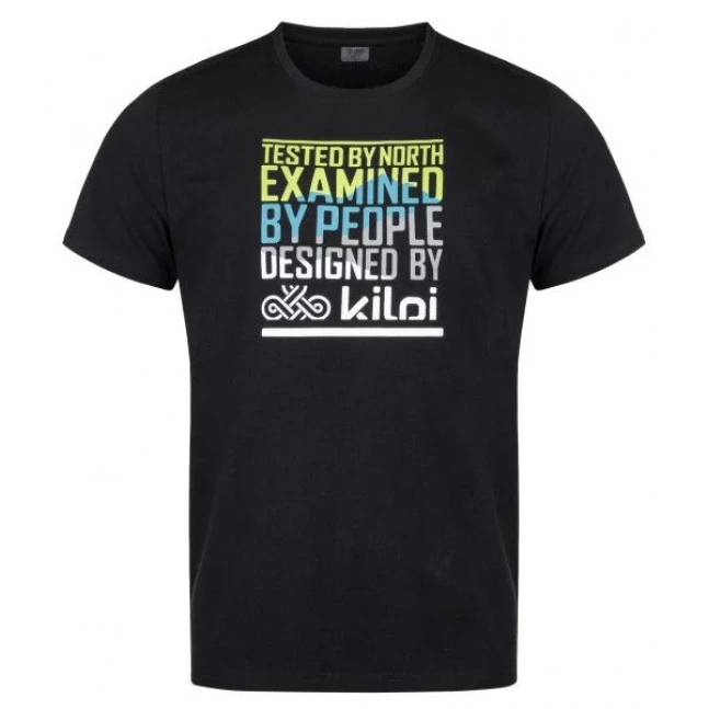 Pánské bavlněné tričko Kilpi TYPON-M ČERNÁ Pánské bavlněné tričko Kilpi TYPON-M ČERNÁ