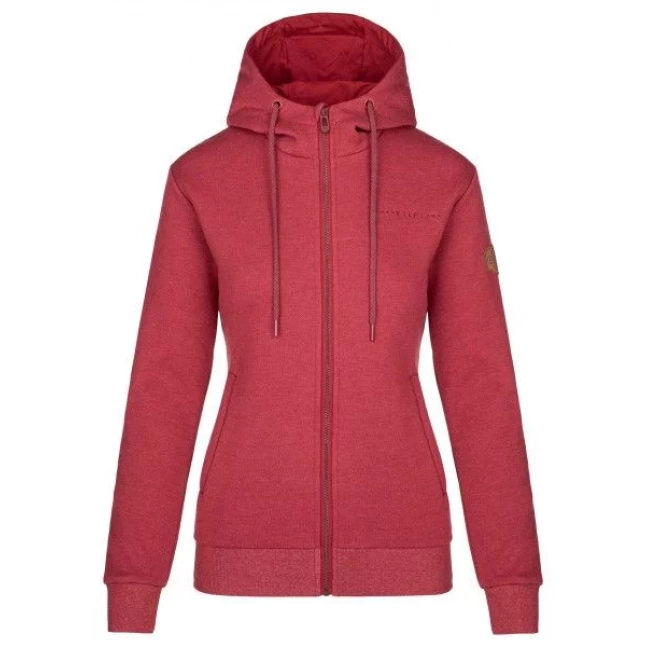 Dámská mikina Kilpi LEINES-W tmavě červená