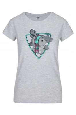 Dámské bavlněné tričko Kilpi ALBION-W BÍLÁ