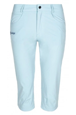 Dámské outdoorové 3/4 kalhoty Kilpi TRENTA-W světle modré