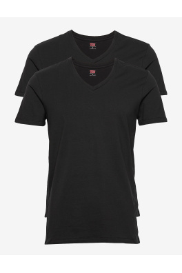 2PACK pánské tričko Levis V-neck černé (905056001 884)