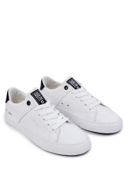 Leather Men's Sneakers Big Star JJ174105 White-Black