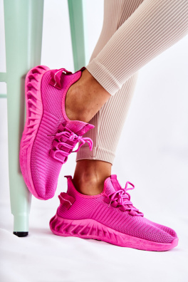 Dámské boty ze sportovního materiálu růžový Lenney