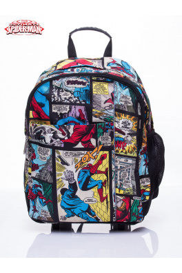 Černý batoh do školy s motivem Spider-Man ONE SIZE