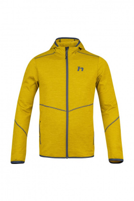 Pánská mikina s kapucí Hannah DAMAR HOODY citronelle mel