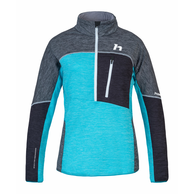 Dámská mikina Hannah Meda HZ, light gray/anthracite mel,