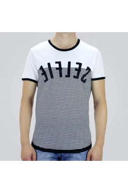 Selfie &amp; Stripes Milk White