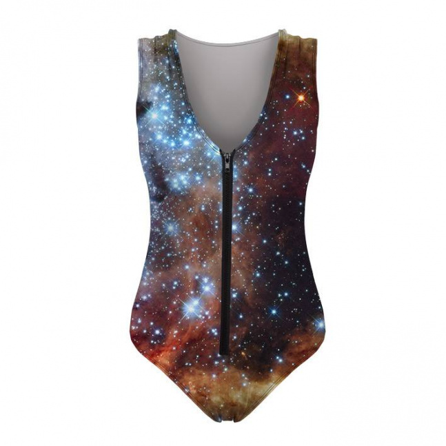 Zip-Up Swimsuit