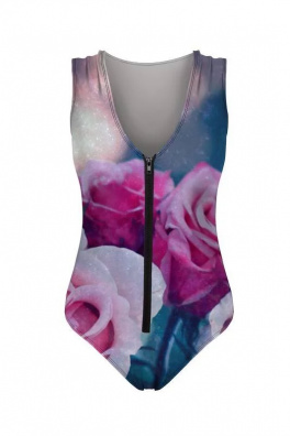 Zip-Up Swimsuit