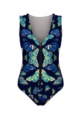 Zip-Up Swimsuit