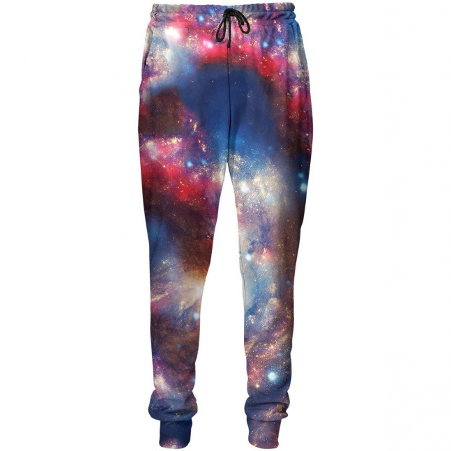 Sweatpants Red Blue Nebula