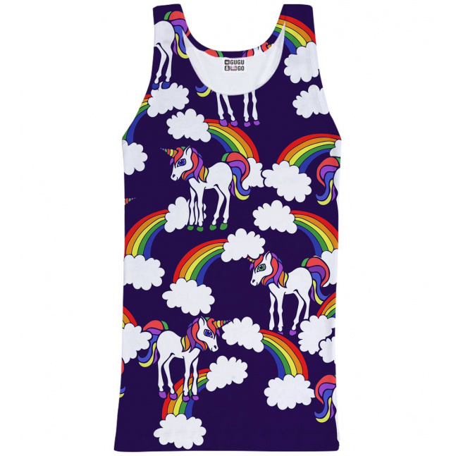 Tanktop Unicorns Pattern