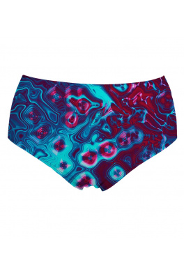 High Waisted Bikini Bottom Blue Shift