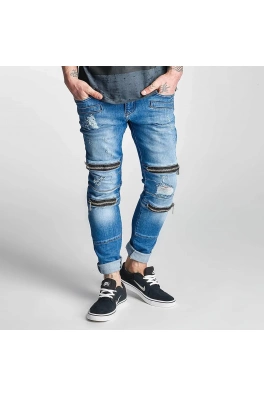 Bars Slim Fit Jeans Denim Blue