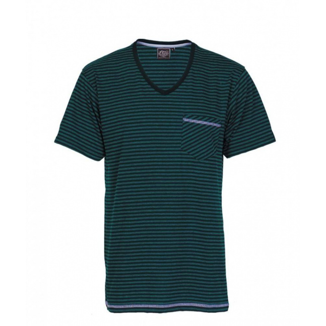 T-Shirt Petrol/Grey Catchall
