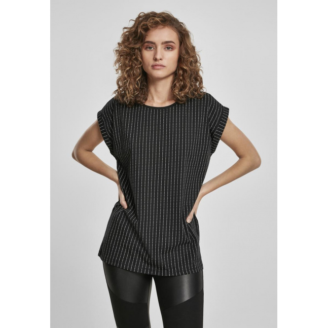 Ladies FuckYou Turtle Extended Shoulder Tee black