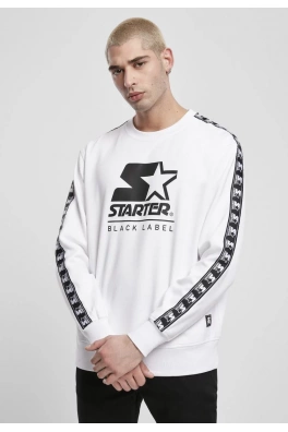 Starter Logo Taped Crewneck White