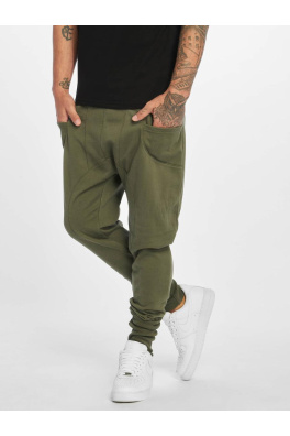 Sweat Pant Birds in olive