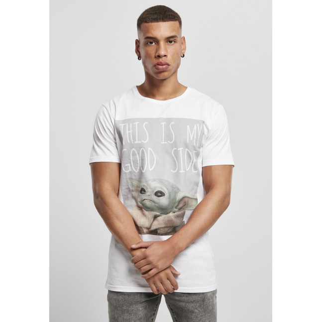 Baby Yoda Good Side Tee White