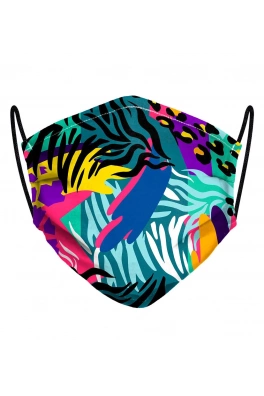 Neon Animal Face Mask Blue