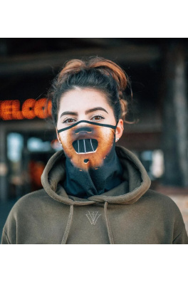 Hannibal Bandana Face Mask Gold