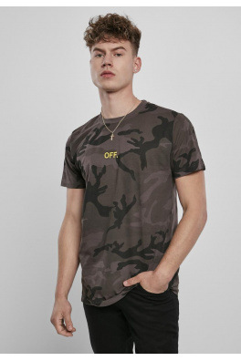 OFF EMB Tee Dark Camo/yellow