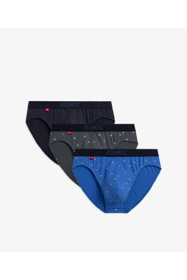 Pánské sportovní slipy ATLANTIC 3Pack - vícebarevné