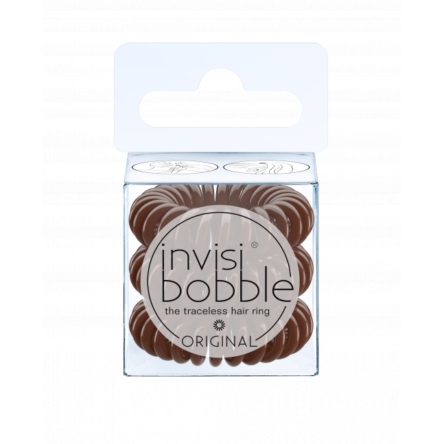 Invisibobble ORIGINAL Pretzel Brown 3ks