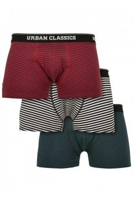 Boxerky 3-balení btlgrn/dkblu+bur/dkblu+wht/blk