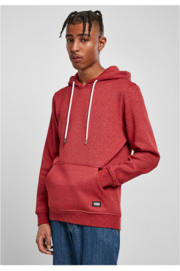 Basic Melange Hoody bloodstonemelange